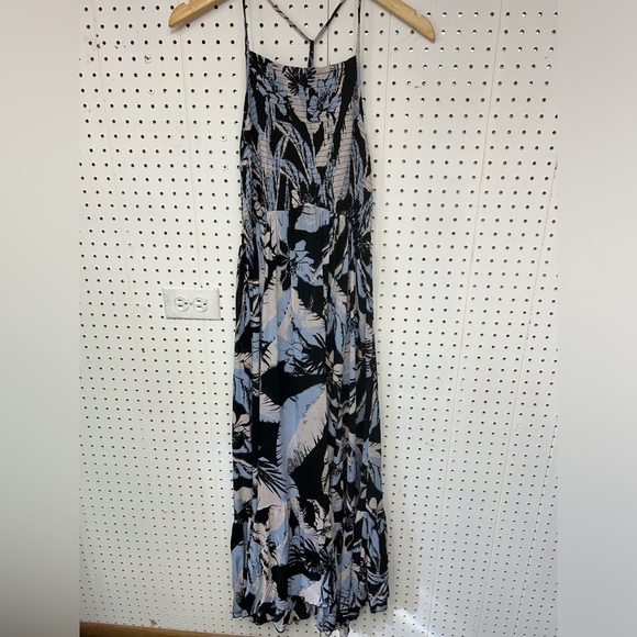 Free People Heat Wave Foliage-Print Smocked Maxi Dress - Picture 4 of 6